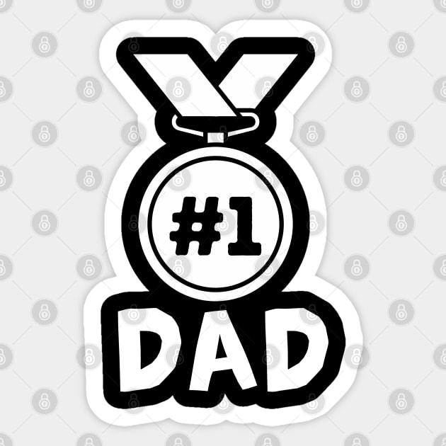 Father's Day #1 Dad Champion Sticker by JunThara